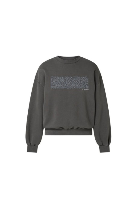 SUDADERA CREW CHARCOAL