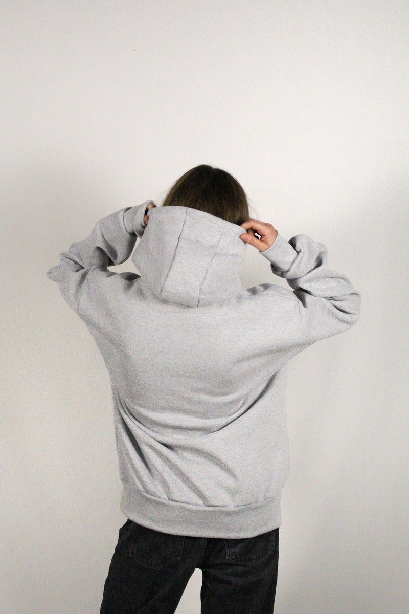 HOODIE OVERSIZED GRIS