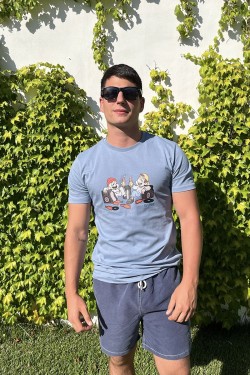 CAMISETA HOMIES AZUL