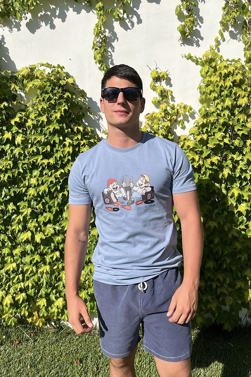 CAMISETA HOMIES AZUL