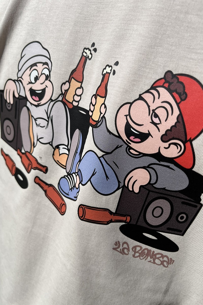 CAMISETA HOMIES BEIGE