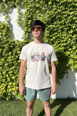 CAMISETA HOMIES BEIGE