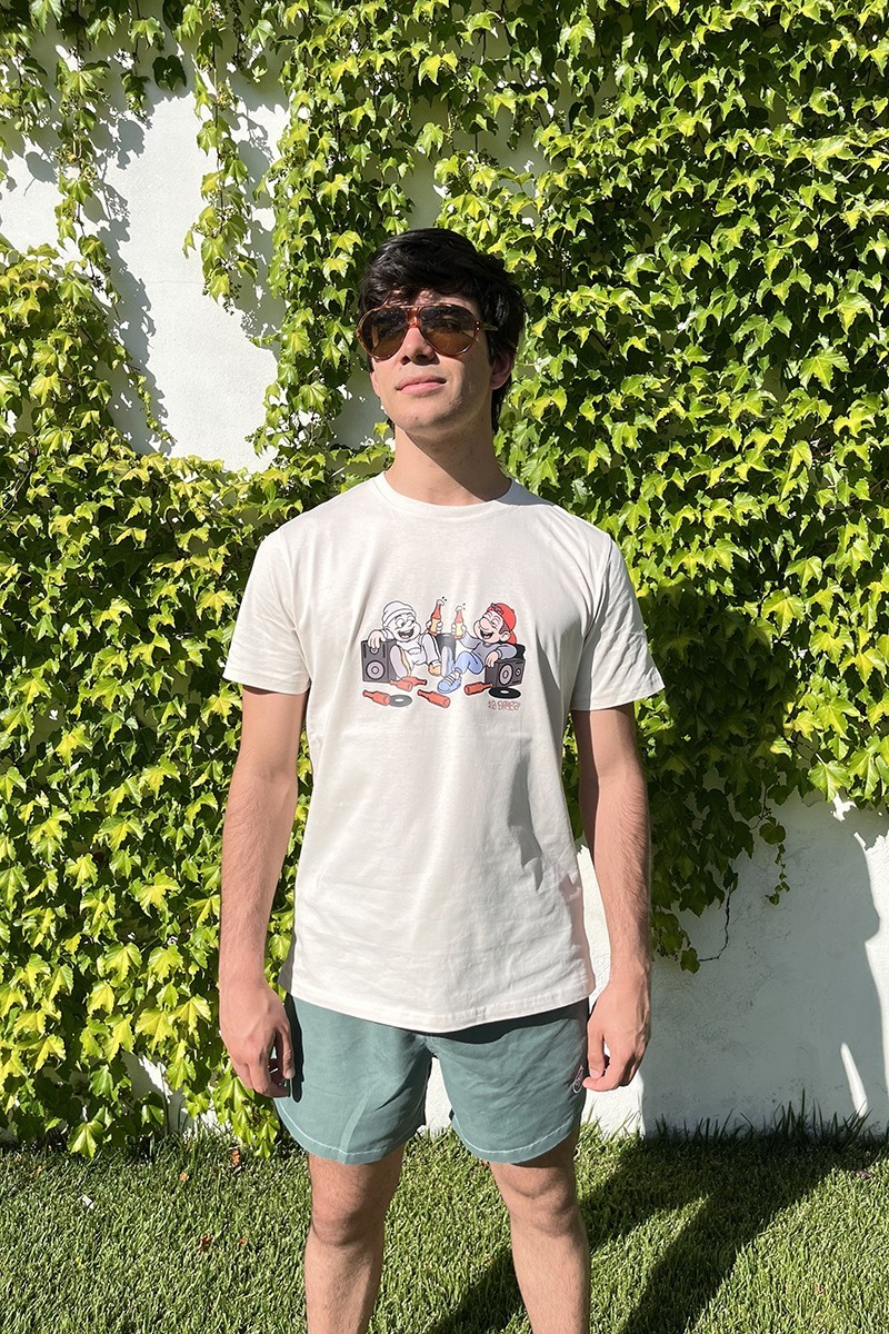 CAMISETA HOMIES BEIGE