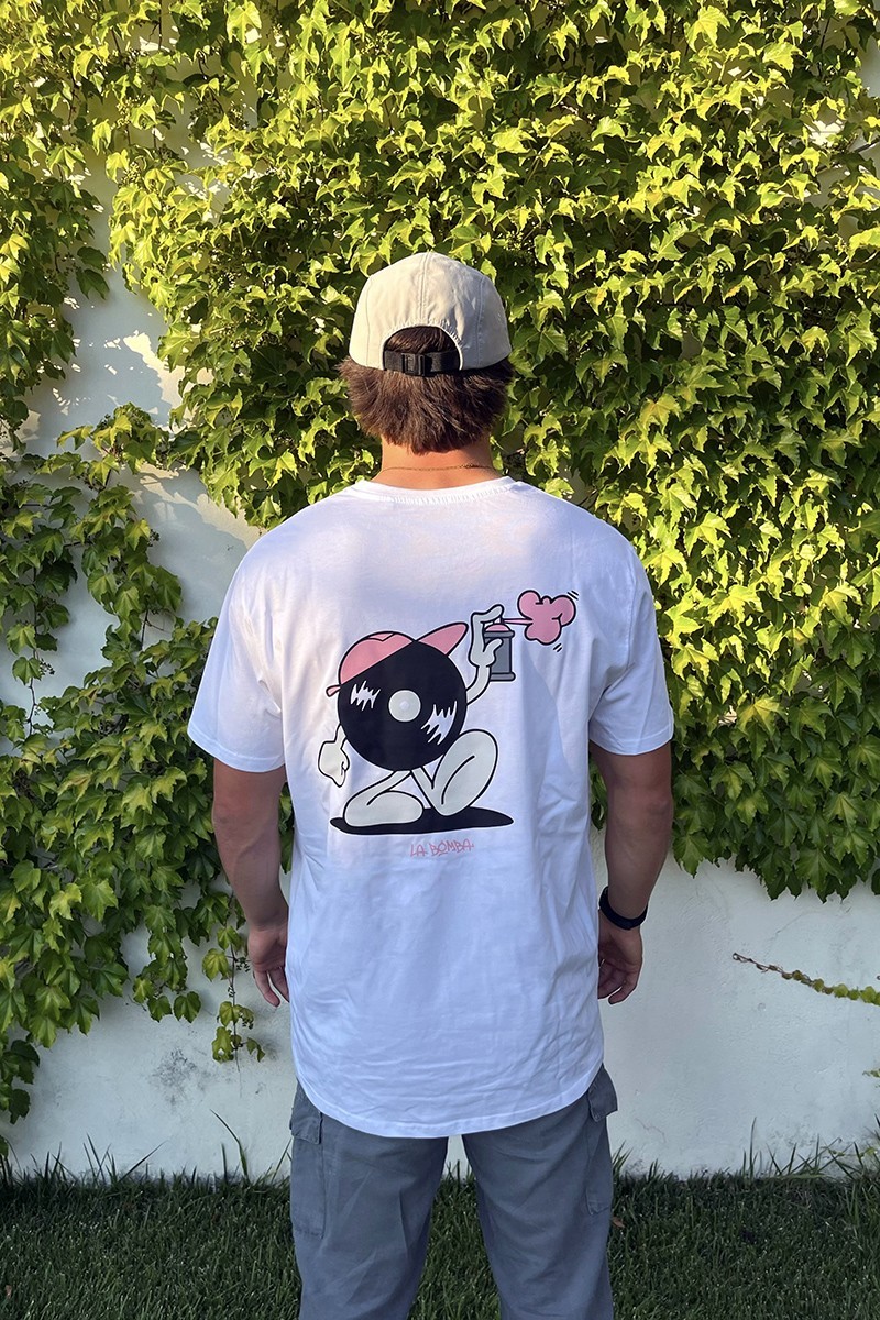 CAMISETA VINYL BLANCA