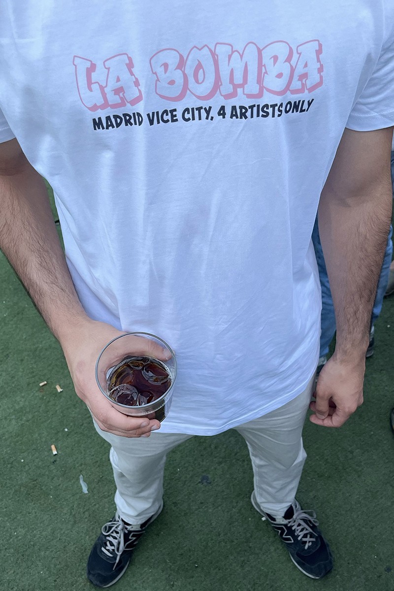 CAMISETA VINYL BLANCA